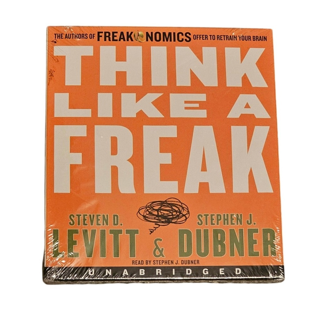Think Like a Freak‎ Steven Levitt Stephen Dubner Unabridged 5 CD Audiobook NEW